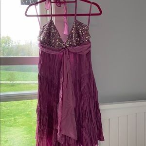 BCBGMAXAZRIA pink formal homecoming/prom dress